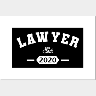 Lawyer est. 2020 Posters and Art